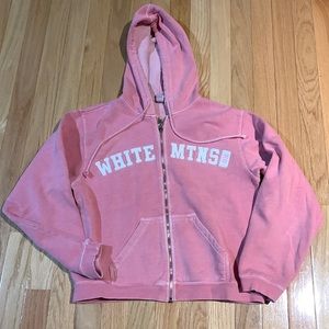 Pink White Mountains sweatshirt